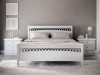 letto contemporaneo bianco