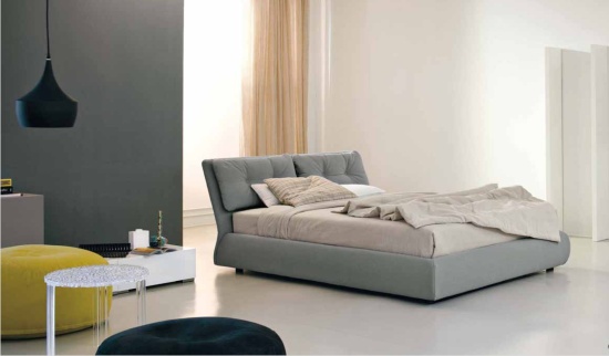 letto imbottito moderno bogart