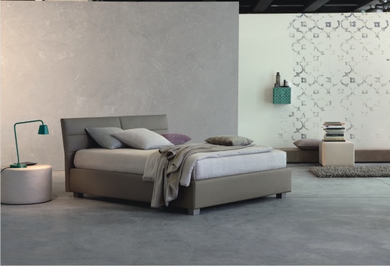 Letto imbottito moderno