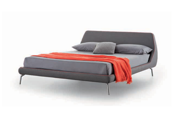 letto moderno matrimoniale tessile