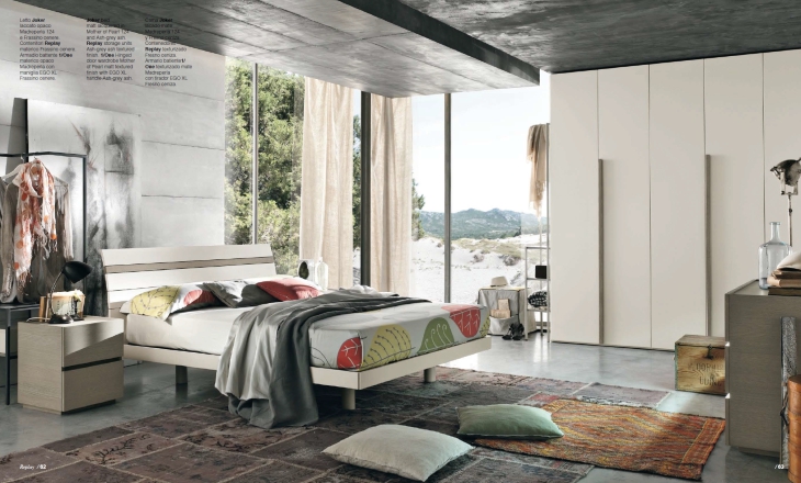letto semplice in legno