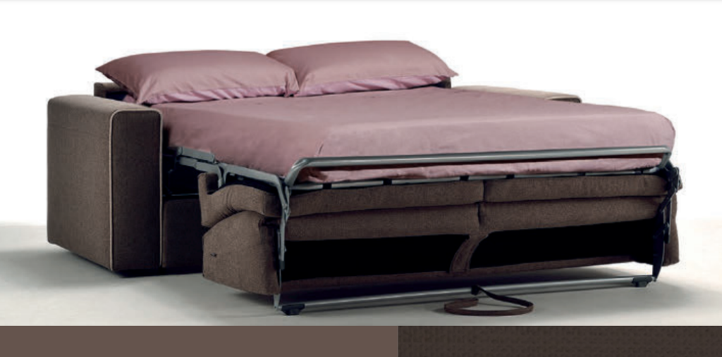 divano letto con materasso h 20 cm