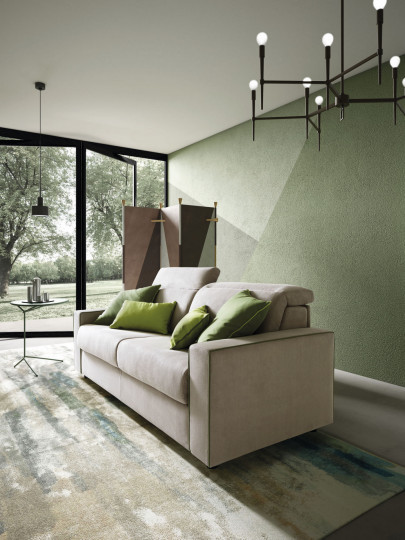 divano letto con schienali reclinabili